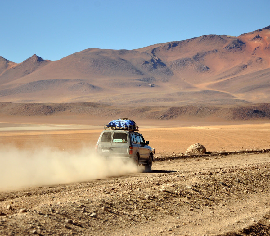Atacama Bolivie Reizen Jeep